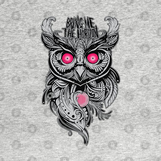 owl red eyes bmth by Mechanism Apparel